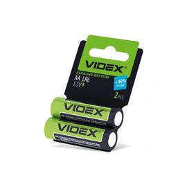 Батарейка щелочная VIDEX LR6/AA, 2 шт