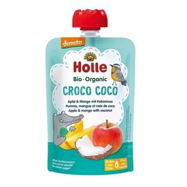 Piure HOLLE Croco Coco mere, mango, cocos, 8 luni+, 100g