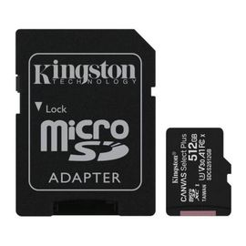 Карта памяти Kingston Canvas Select+ с адаптером, 512Гб (SDCS2/512GB)
