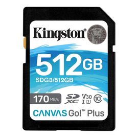 Карта памяти KINGSTON Canvas Go! Plus, 512 ГБ