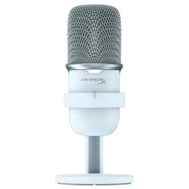 Microfon HYPERX SoloCast, alb, pentru streaming