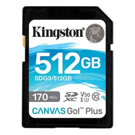 Карта памяти KINGSTON Canvas Go! Plus, Ultimate, 512 GB, microSD, A2, UHS-I U3, V30