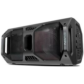 Boxa portabila SVEN PS-600 Black, Bluetooth, 50W, effective multi-colored lighting, LED display, FM, USB & microSD, 2x4000 mAh, AUX, micro USB or 5V DC