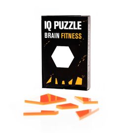 Joc de logica IQ PUZZLE Hexagon, 5 piese