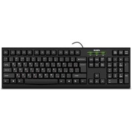 Tastatura SVEN KB-S300, negru, Rus/Ukr/Eng, 104 keycap