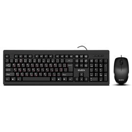 Set Tastatura+mouse SVEN KB-S320C, negru, Rus/Ukr/Eng