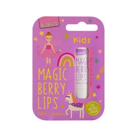 Balsam pentru buze BIOBAZA Berry Lips pentru copii, cu aroma de zmeura si uleiuri naturale, 4.5 g