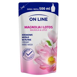 Sapun ON LINE Magnolie si Lotus, lichid, rezerva, 500ml