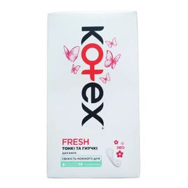Прокладки ежедневные KOTEX SuperSlim Deo Liners, 1 капля, 56 шт