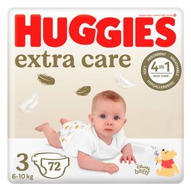 Подгузники для детей HUGGIES Extra Care №3, 6-10 кг, 72 шт