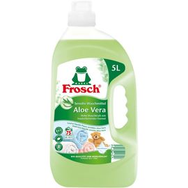 Detergent de rufe FROSCH Sensitive, Aloe Vera, lichid, 5000ml