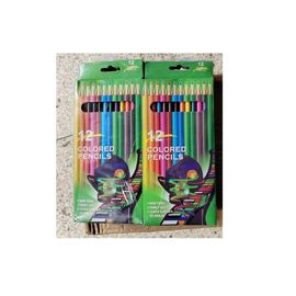 Creioane colorate Ding Lao Shi, 12 buc