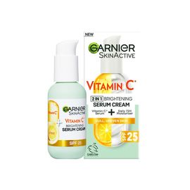 Serum-Crem GARNIER 2in1, cu Vitamina C, SPF25, 50 ml