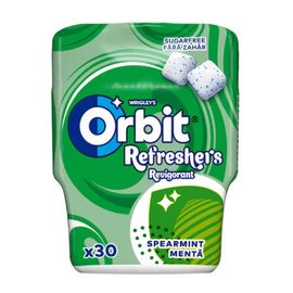 Gume de mestecat ORBIT Refresher Spearmint bottle, 67g, 30buc