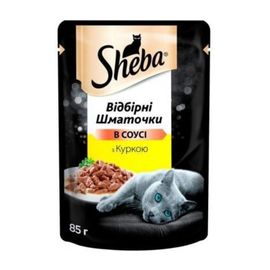 Hrana SHEBA Pui in sos, pentru pisici, 85g