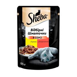 Hrana SHEBA Vita&Pui sos, pentru pisici, 85g