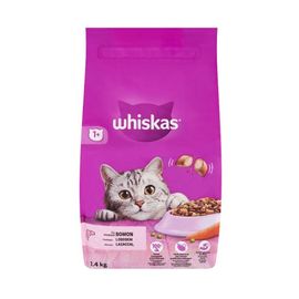 Hrana WHISKAS Somon, pentru pisici, uscata, 1.4kg
