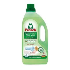 Detergent de rufe FROSCH SENSITIVE, lichid, cu Aloe Vera, 1500ml