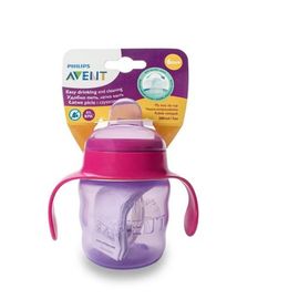 Чашка-непроливайка AVENT Girl, 6m+, 200ml