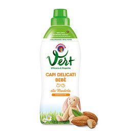 Praf lichid VERT pentru copii cu miros Migdale dulce Bio 15 spl 750 ml