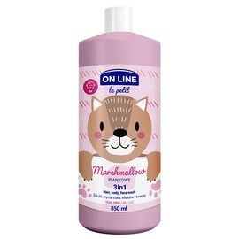 Gel ON LINE Marshmallow 3in1, pentru copii, hidratant,  850ml