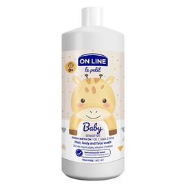 Гель ON LINE Kids 3в1, мягкий, для новорожденных и младенцев, 850мл
