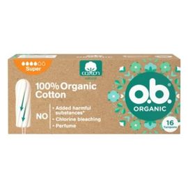 Тампоны OB Organic Super, 16шт