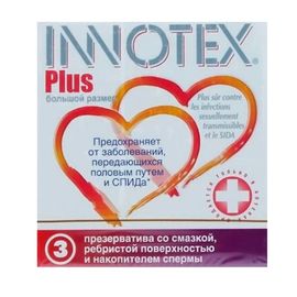 Prezervative INNOTEX Plus, 3buc