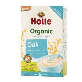 Terci HOLLE Organic, de ovaz, fara lapte, 6 luni+, 250g