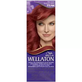 Крем-краска для волос WELLATON, 77/44 Вулканический красный, 100 мл