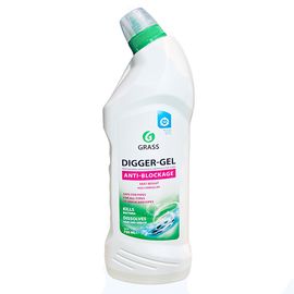 Detergent alcalin pentru conducte de canalizare GRASS DIGGER-GEL, 750 ml
