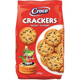 Crackers CROCO Big cu susan, 150 g