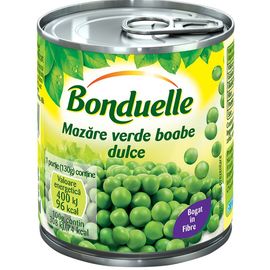 Mazare verde boabe BONDUELLE, 212 ml