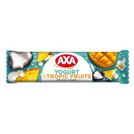 Baton de cereale AXA, cu gust de iaurt si fructe tropicale, 25g