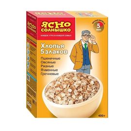 Fulgi ЯСНО СОЛНЫШКО, 5 cereale, 400g