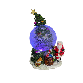 Decoratiune Glob de zapada cu muzica si lumina YL1750