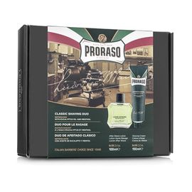 Подарочный набор для бритья PRORASO, Крем освежающий 150 мл + Лосьон 100 мл