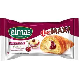 Croissant ELMAS Duo MAX, visine & vanilie, 80 gr