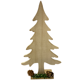 Новогодний сувенир дерево Екла белая QTE0162
