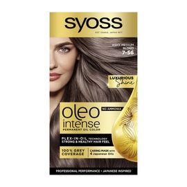 Vopsea de par SYOSS Oleo Intense, Blond mediu-cenusiu, 7-56, 115ml