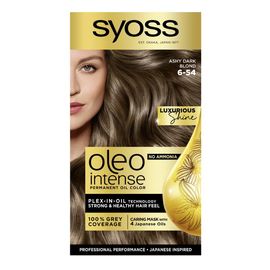 Краска для волос SYOSS Oleo Intense, Тёмный блонд, 6-54, 115мл