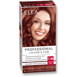 Краска для волос SOLVEX Elea, 7.46 - Медно-красный, 138 мл