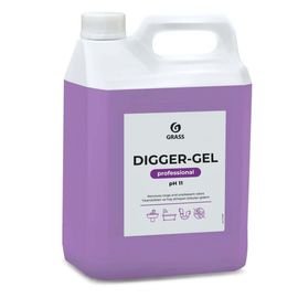 Detergent alcalin pentru conducte de canalizare GRASS PROF DIGGER-GEL, 5.3 kg