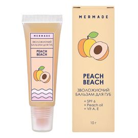 Бальзам для губ MERMADE Peach Beach SPF 6, увлажняющий, 10мл