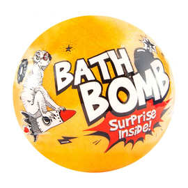 Бомба для ванн LAQ, с сбрпризом, оранжевый, 120 г
