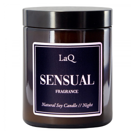 Lumanare din soia LAQ, Sensual Night, 180 ml