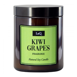 Lumanare din soia LAQ, Kiwi & Grapes, 180 ml