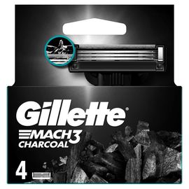 Запаска для бритвы GILLETTE Charcoal, 4 шт