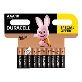 Baterii DURACELL Basic AAA, 10 buc.