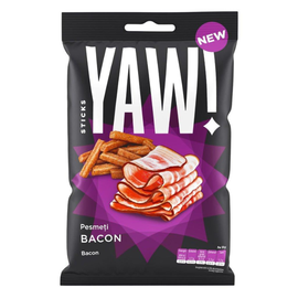 Pesmeti YAW! Sticks, cu gust de bacon, 50 g